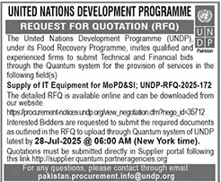 United Nations Development Programme Tender Notice